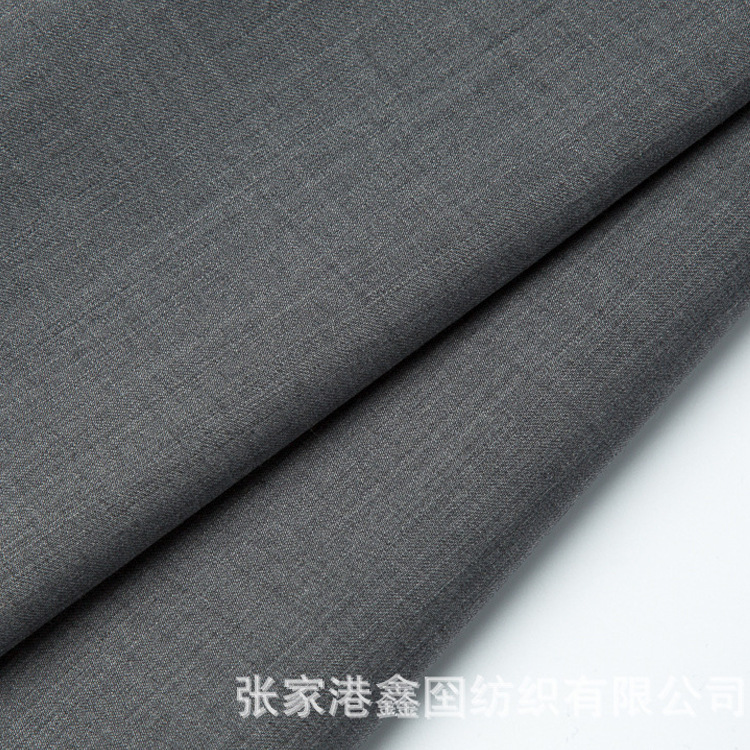 XG31089/43精纺毛涤哔叽 纺织面料厂家批发 精纺哔叽面料