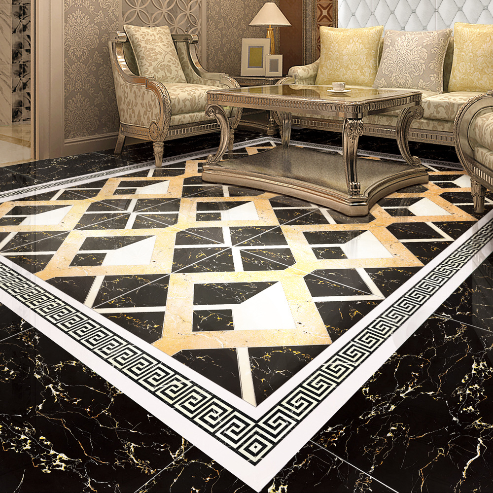 Pag淘货源热卖地板贴 客厅地板装饰线条贴纸自粘防水耐磨一件代发