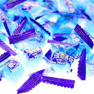 奇峰清涼強勁薄荷糖 500g獨立包裝大約120顆 硬糖 批發