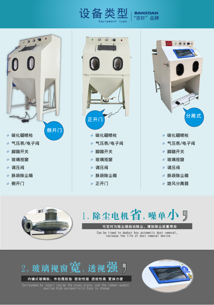 BX9060旋风分离器喷砂机1-设备类型