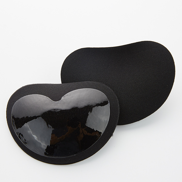 [Pasador mensual 100000] fábrica directa en forma de corazón traje de baño de silicona almohadilla en el pecho engrosada sujetador insertar esponja almohadilla en el pecho insertar