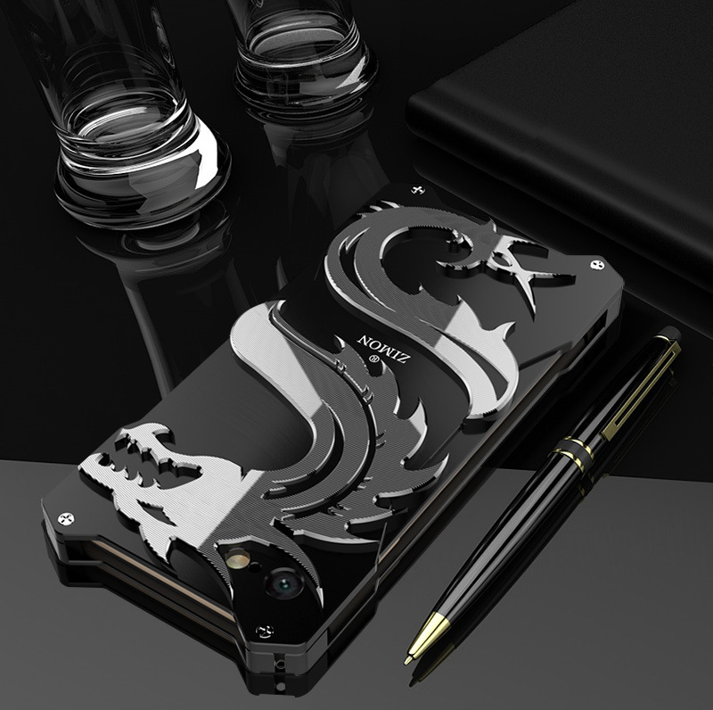 SIMON Dragon Aerospace Aluminum Alloy Shockproof Armor Metal Case Cover for OPPO R9s & OPPO R9s Plus