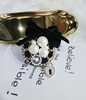 Fashionable trend demi-season ring from pearl, brooch, accessory, Korean style, internet celebrity