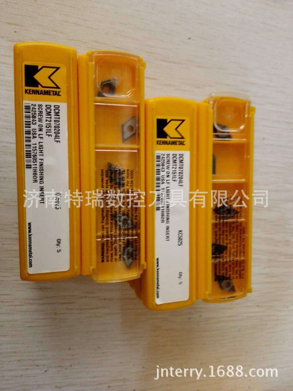 美国肯纳刀片DCMT150404LF KC9110钢件加工优势