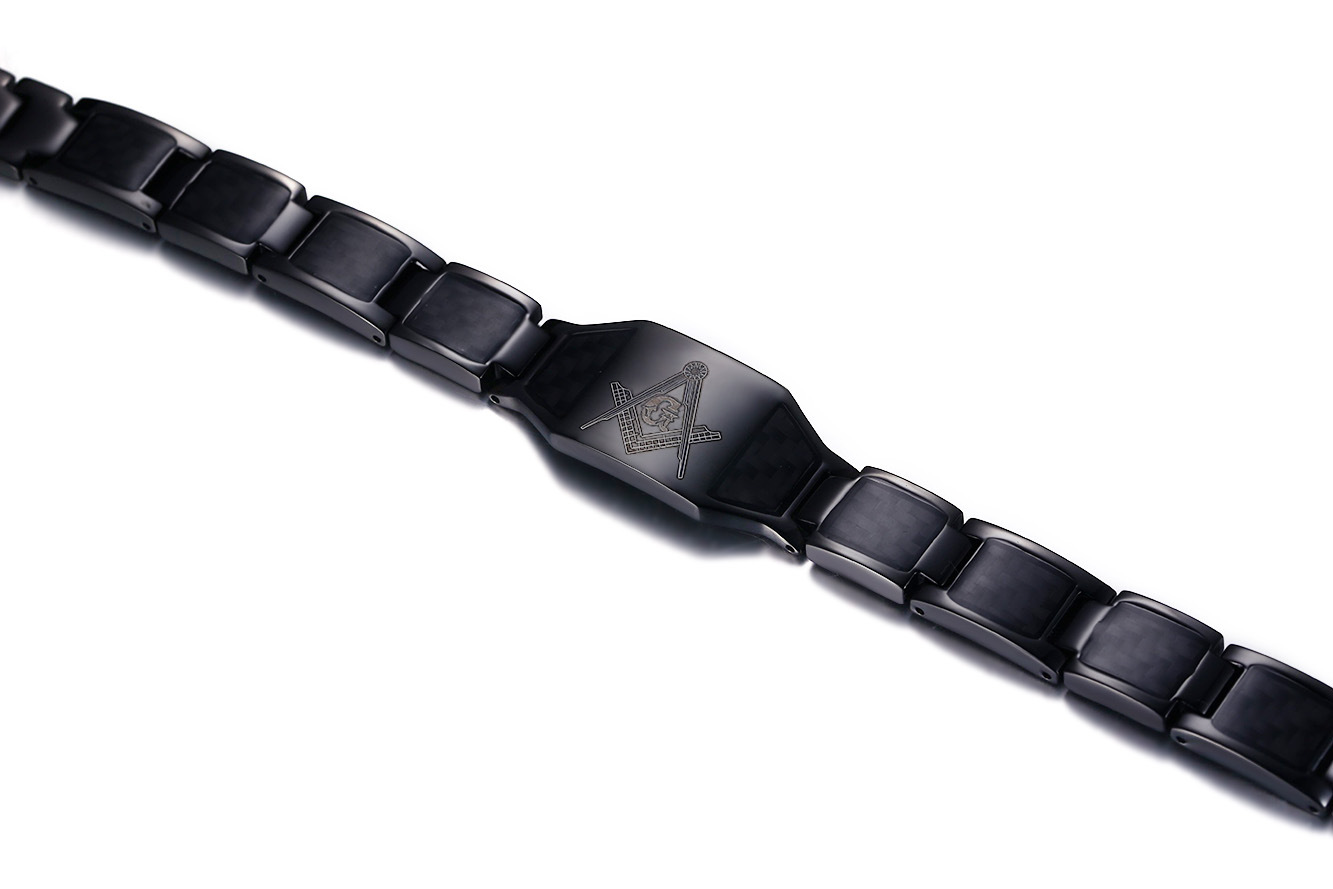 Mode Kreuzen Titan Stahl Armbänder Überzug Edelstahl Armbänder display picture 12