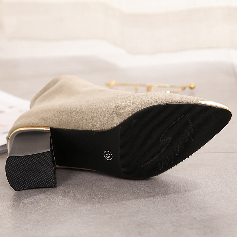 Bottes femme en Daim - Ref 3354981 Image 19