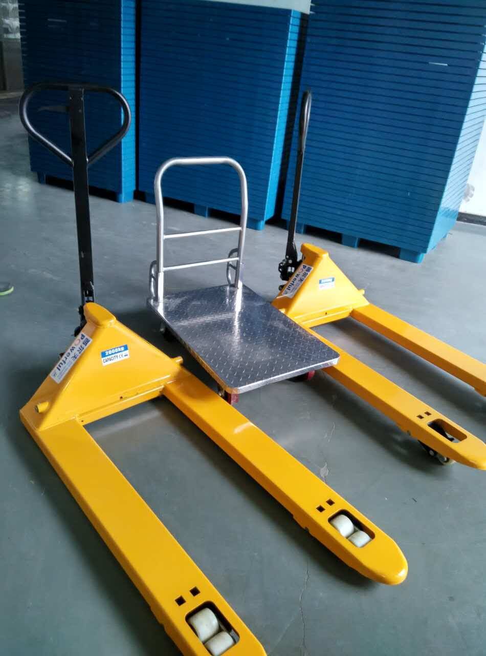 批发2吨3吨液压搬运车 手动叉车 液压叉车 地牛托盘车