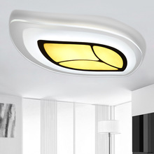 LED吸頂燈客廳燈 現代簡約創意溫馨樹葉主卧室燈書房燈具維麗谷