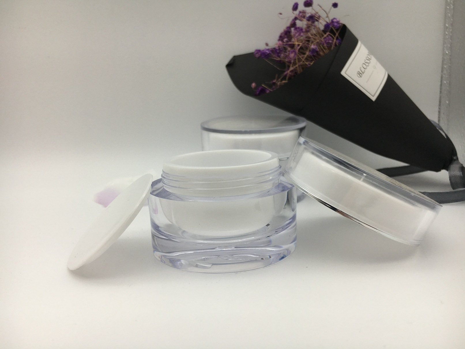 厂家直供5g-10g-20g-30g-50g直身膏霜瓶-PS膏霜瓶-高品质膏霜瓶