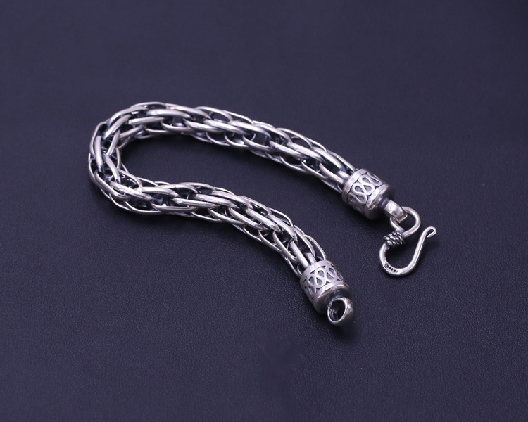 Silver Ethnic Style Bracelet