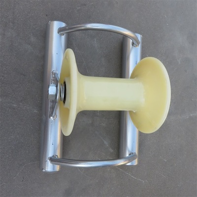 地揽直角滑轮电缆放线滑轮 电力滑车配件批发 轴承地缆尼龙轮定做