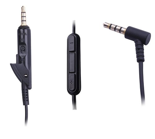 Suitable for Dr. QC15 QC2 headphone cable, in-line control cable, audio cable connection cable, dual 3.5mm head AUX cable