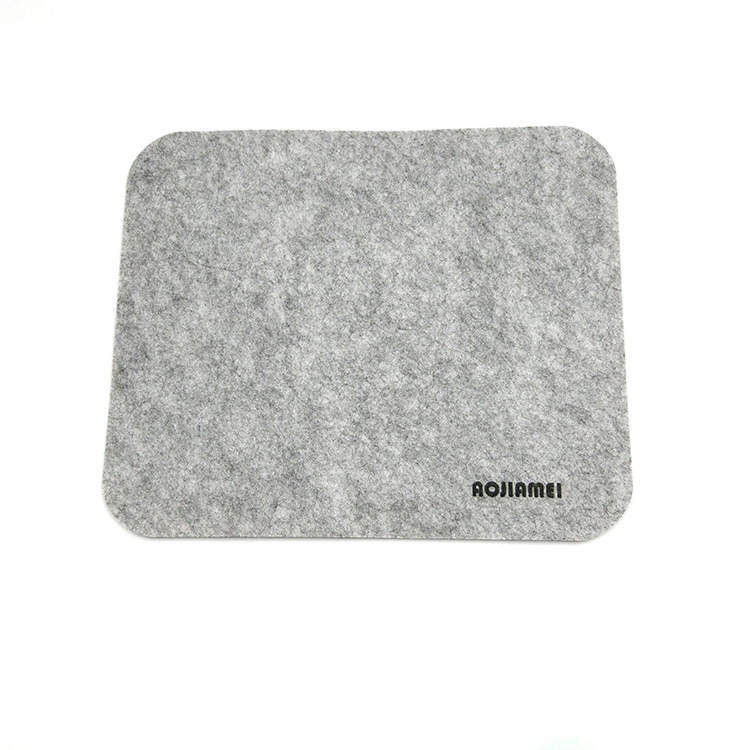 毛氈鼠標墊辦公遊戲個性鼠標墊護腕墊 定制加logo