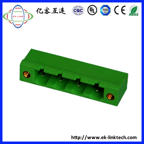F85-8-7.62间距7.62mm插座/插拔式工控安防产品接线端子连接器