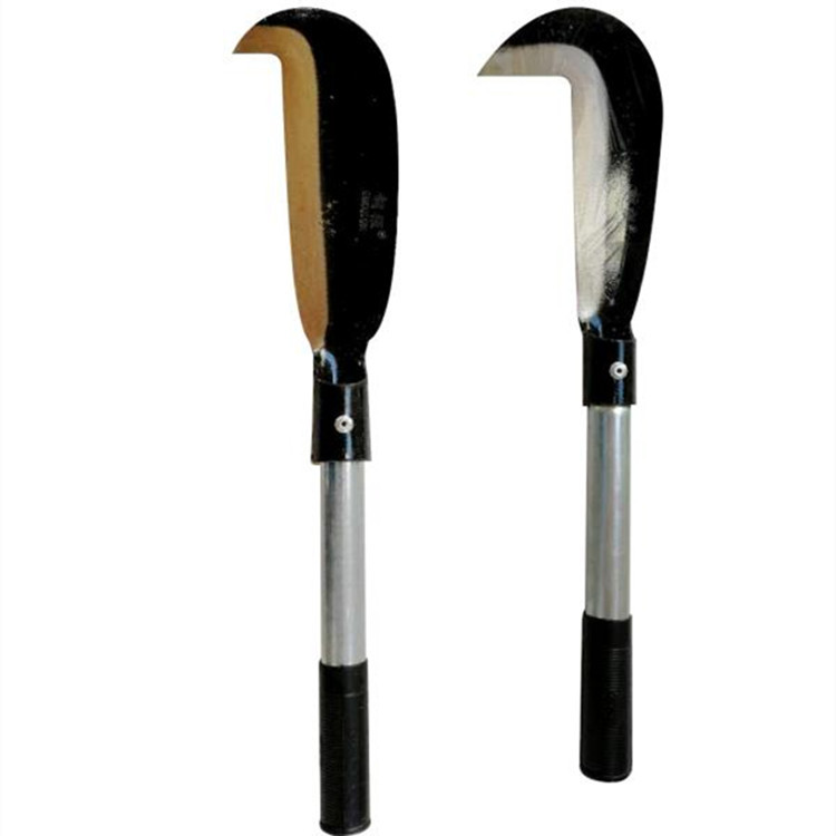 钢强镰刀割草刀钢柄锰钢刀修枝刀园林刀具砍柴刀三七刀农用勾刀利