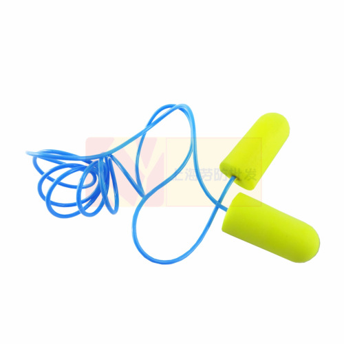 3M Earplugs 311-1250 Corded Yellow Foam Bullet Noise Reduction Sleep Study Work Protection