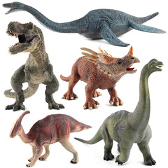 English Details Dinosaur Figure Series Spinosaurus, Mosasaurus Hollow Plastic Static Model Toy Display