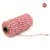 03# red+white*2mm dual -color cotton rope (100 yards)