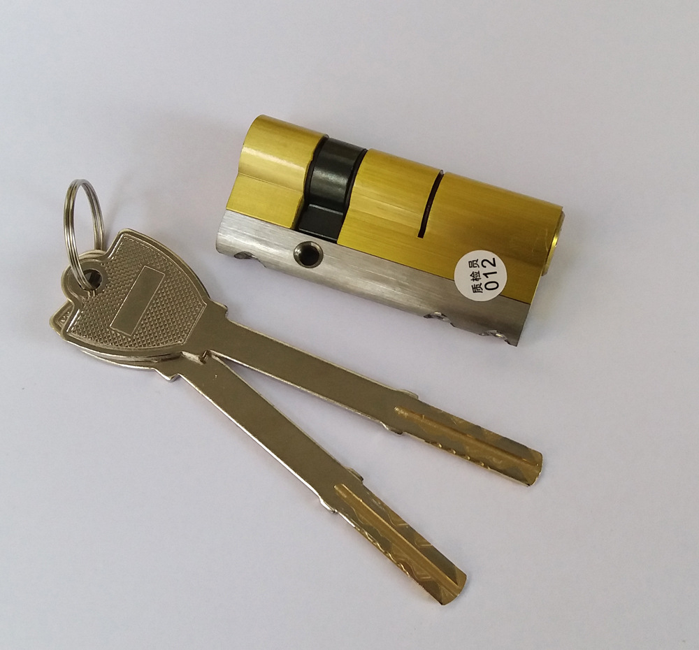 Copper Triangle fake lock cylinder non-standard lock cylinder train lock cylinder elevator door lock cylinder