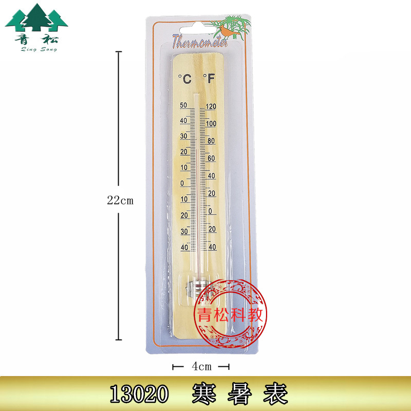 寒暑表 小学J13020 实验用品 实验器材 物理仪器 教学仪器