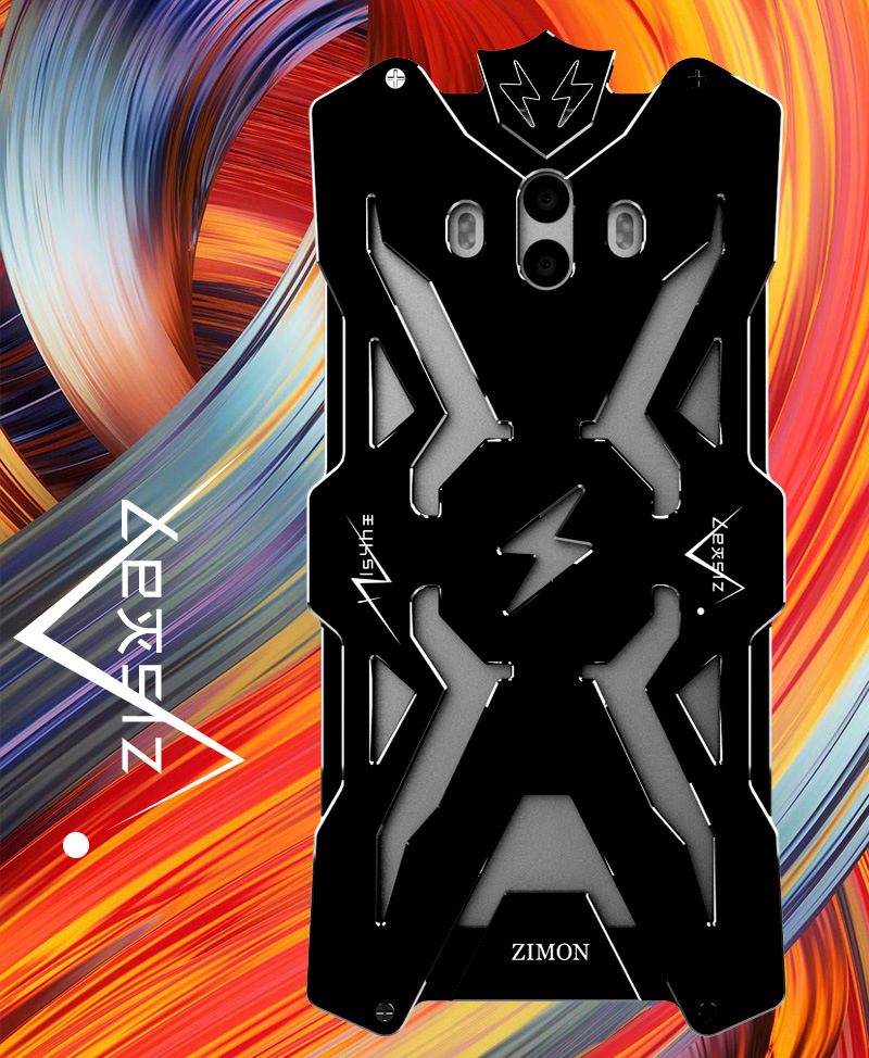SIMON THOR Aviation Aluminum Alloy Shockproof Armor Metal Case Cover for Huawei Mate 10