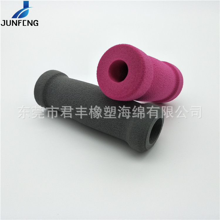 异形高弹斩草机减压两头粗把套 踏板车NBR软海绵发泡橡塑手把套