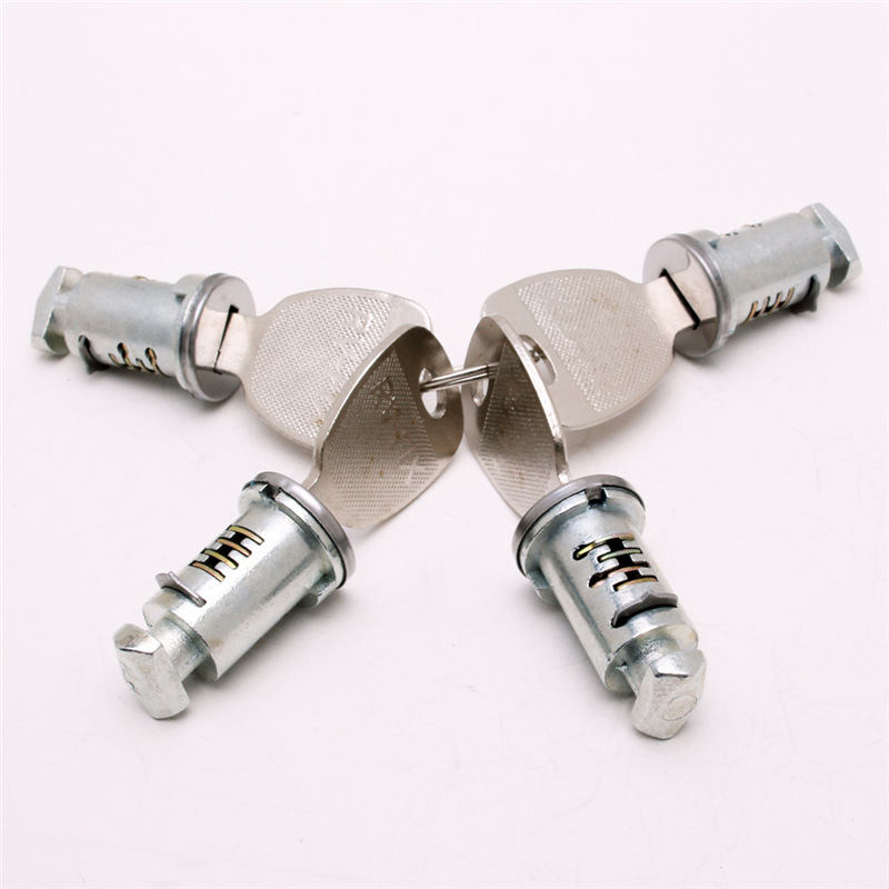 定做四插片锌合金锁芯 车顶行李改装横杆锁芯|ms