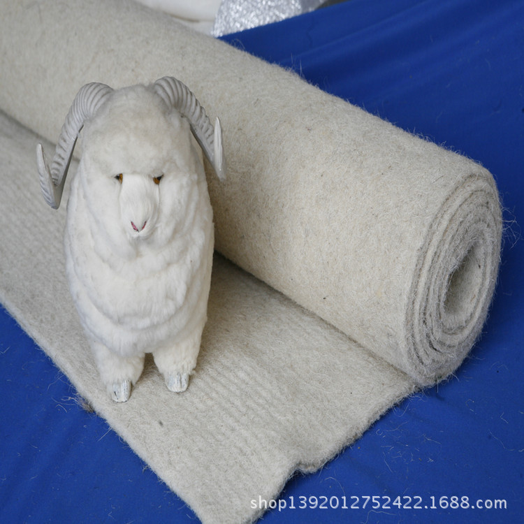 床垫用羊毛针刺毡 羊毛毛片 纯羊毛填充夹层