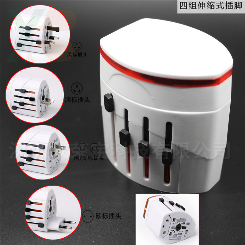 USB universal charging converter socket multi-function International universal multi-country conversion plug for travel abroad