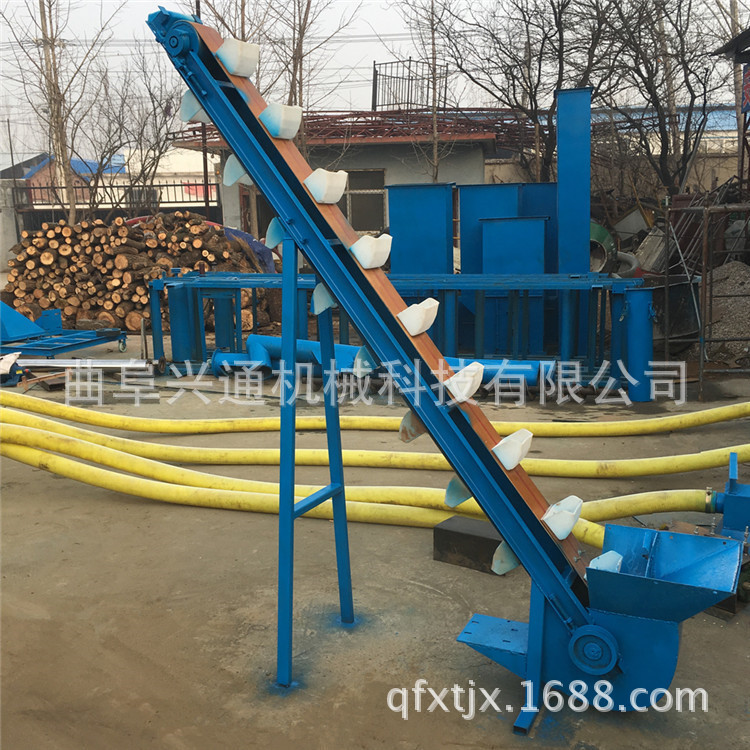 湖北水泥自动上料机 石灰粉斗式提升机 砂石上料提升机