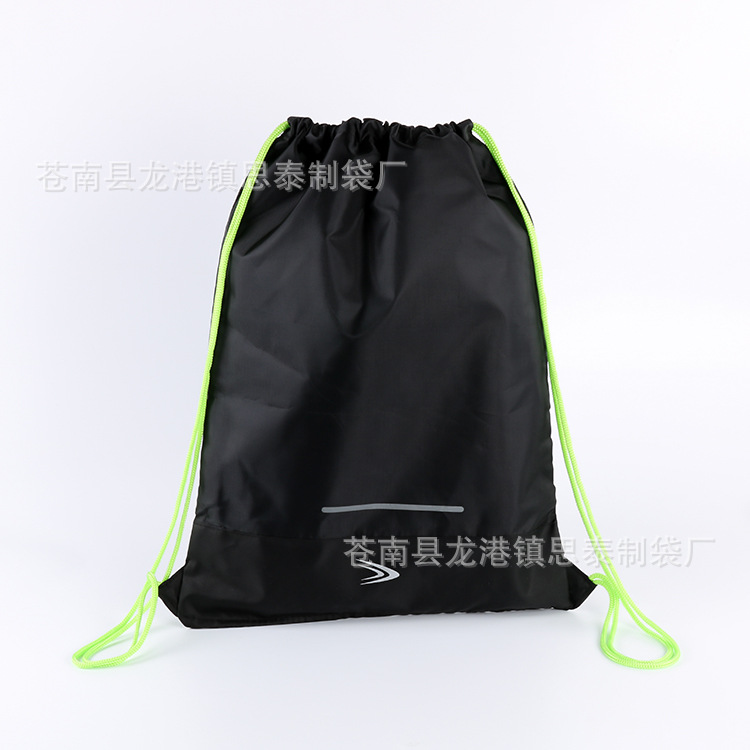 厂家批发优质涤纶布束口背包袋 加印logo礼品收纳抽绳袋