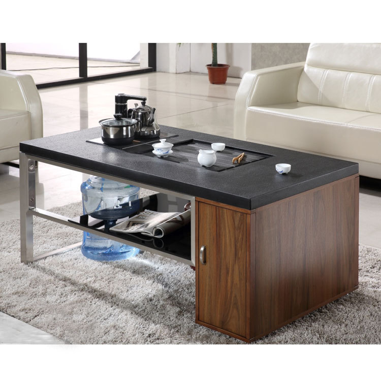 厂家直销茶桌茶台火烧石茶几功夫茶桌自动电磁炉赠送茶具破损补寄|ms