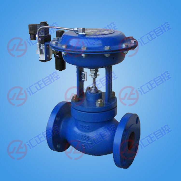 DN350气动活塞切断阀薄膜 不锈钢气动调节阀 单座调节阀门