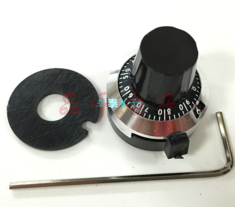 多圈电位器旋钮帽XSN-III-4孔径4MM适用WXD3-13多圈线绕电位器