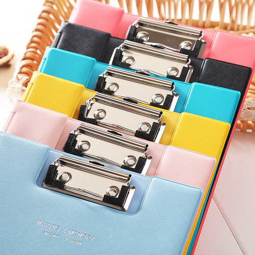 File folder A5A4 test paper plywood clip folder office supplies signing book writing pad writing board straight clip