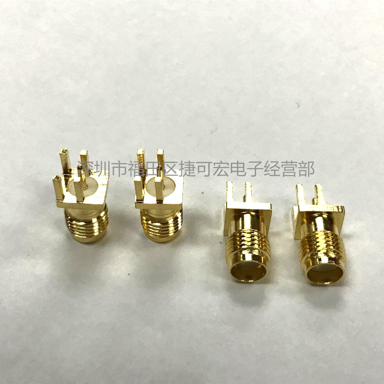 SMA-KE偏脚插板式视频插/SMA-KE偏脚焊板式/SMA母插