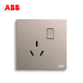 ABB轩致无框开关插座一开三孔插座16AAF228-PG;10183509