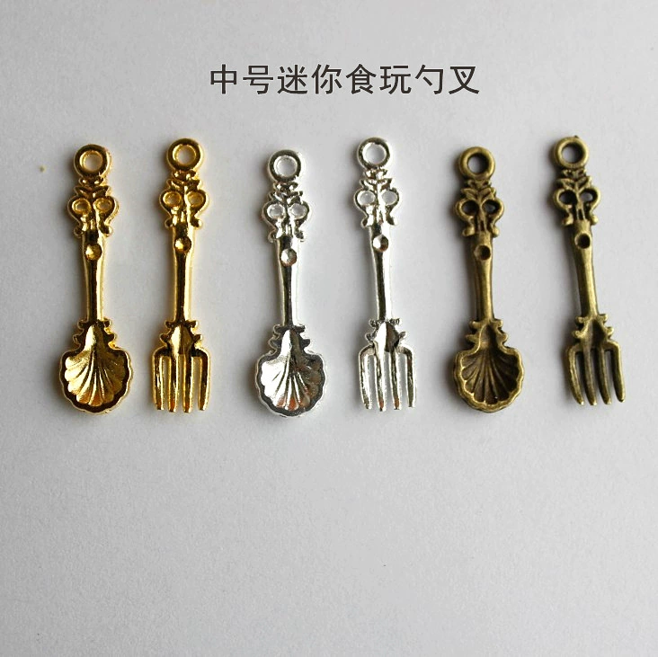 Фабрика прямой Кукольный дом DIY еда игровые аксессуары средняя мини-Ложка Вилка игрушечная Посуда Аксессуары