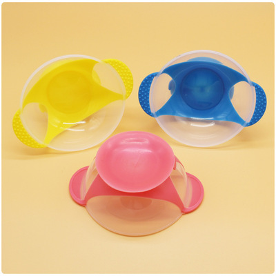 2020 New products baby Having dinner transparent Sucker bowl Non-slip bowl children PP Bowl baby Complementary food tableware