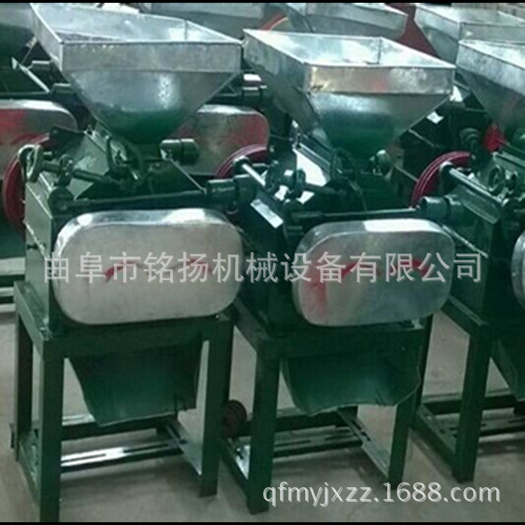 来宾电动燕麦压扁机小型青稞电动挤扁机