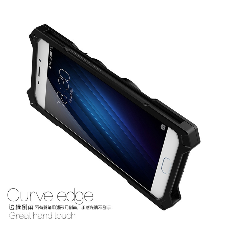 SIMON Dragon Aerospace Aluminum Alloy Shockproof Armor Metal Case Cover for MEIZU E2