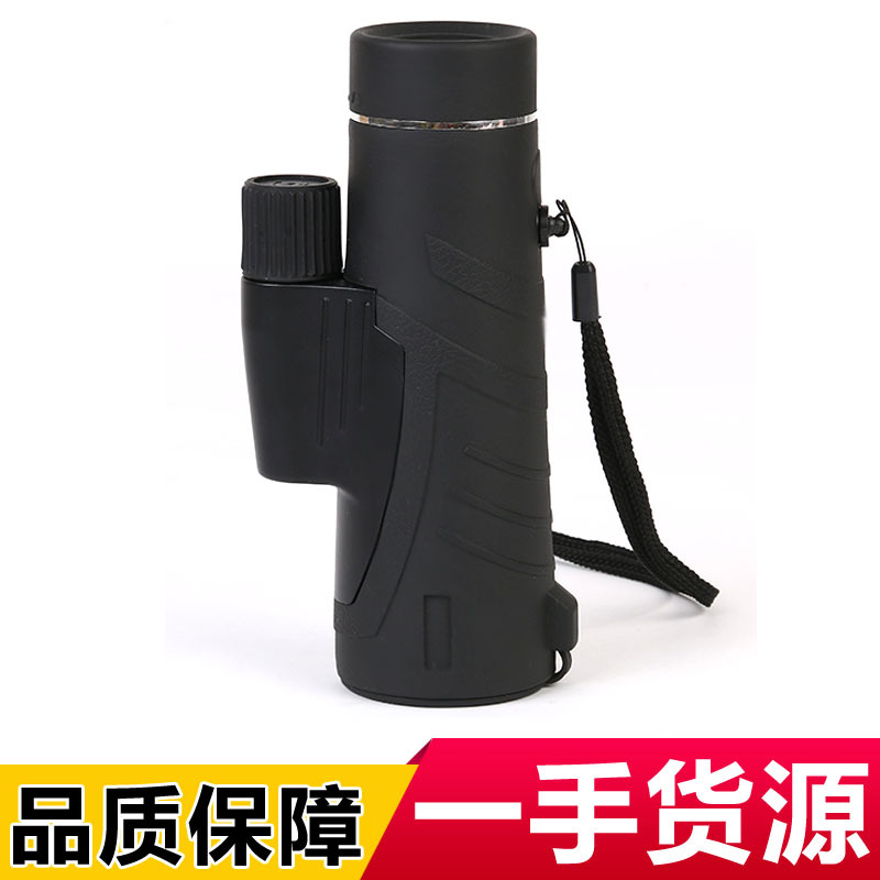 新款批发10X42单筒望远镜广角高清高倍便携微光夜视手机望远镜