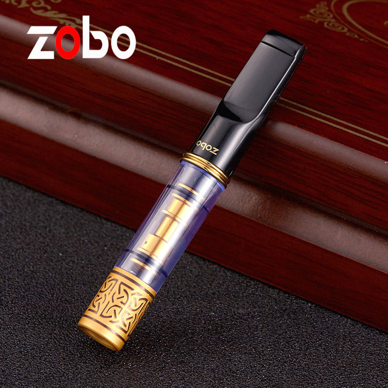 ZOBO正牌ZB033烟嘴清洗烟嘴明星代言循环形烟嘴金属烟嘴送礼佳品|ms