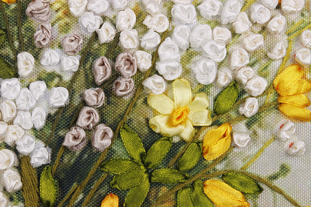 Oujin nianhua Bordado Cinta Directa de Fábrica de color de impresión colgando pintura fresca té de la tarde sala de estar decoración de entrada