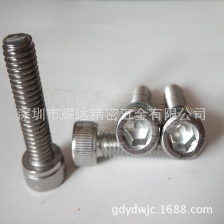 五金厂家供应304不锈钢螺丝 圆杯头内六角螺钉M3*10六角槽螺杆