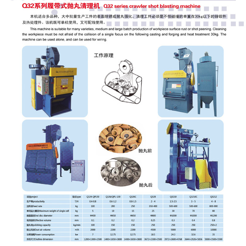 江苏双特Q3210履带式抛丸机  履带式抛丸机价格