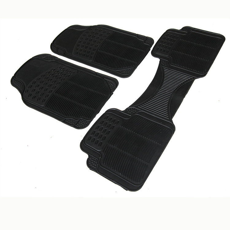 Car conjoined mat 3 pieces set of PVC waterproof anti-slip four-season universal mat foreign trade wholesale factory direct sales
