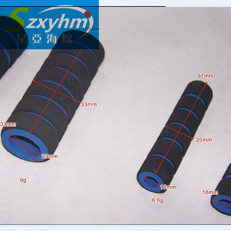 高密度发泡海绵管套 耐高温发泡管海绵管 异形磨砂海绵管把套