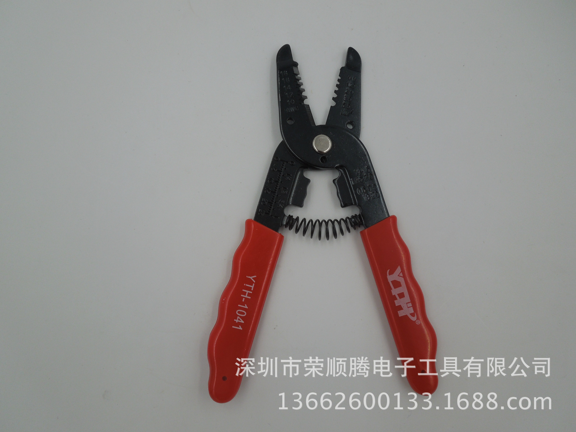 YTH-1041多功能剥线钳 兼具端子压接功能 剪线钳 带钢尺设计剪线