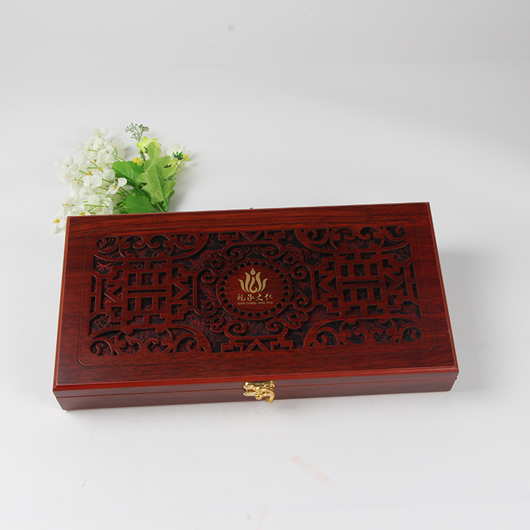 厂家定做镂空工艺品复古木盒木质高档首饰盒佛珠包装盒木制 木盒|ms